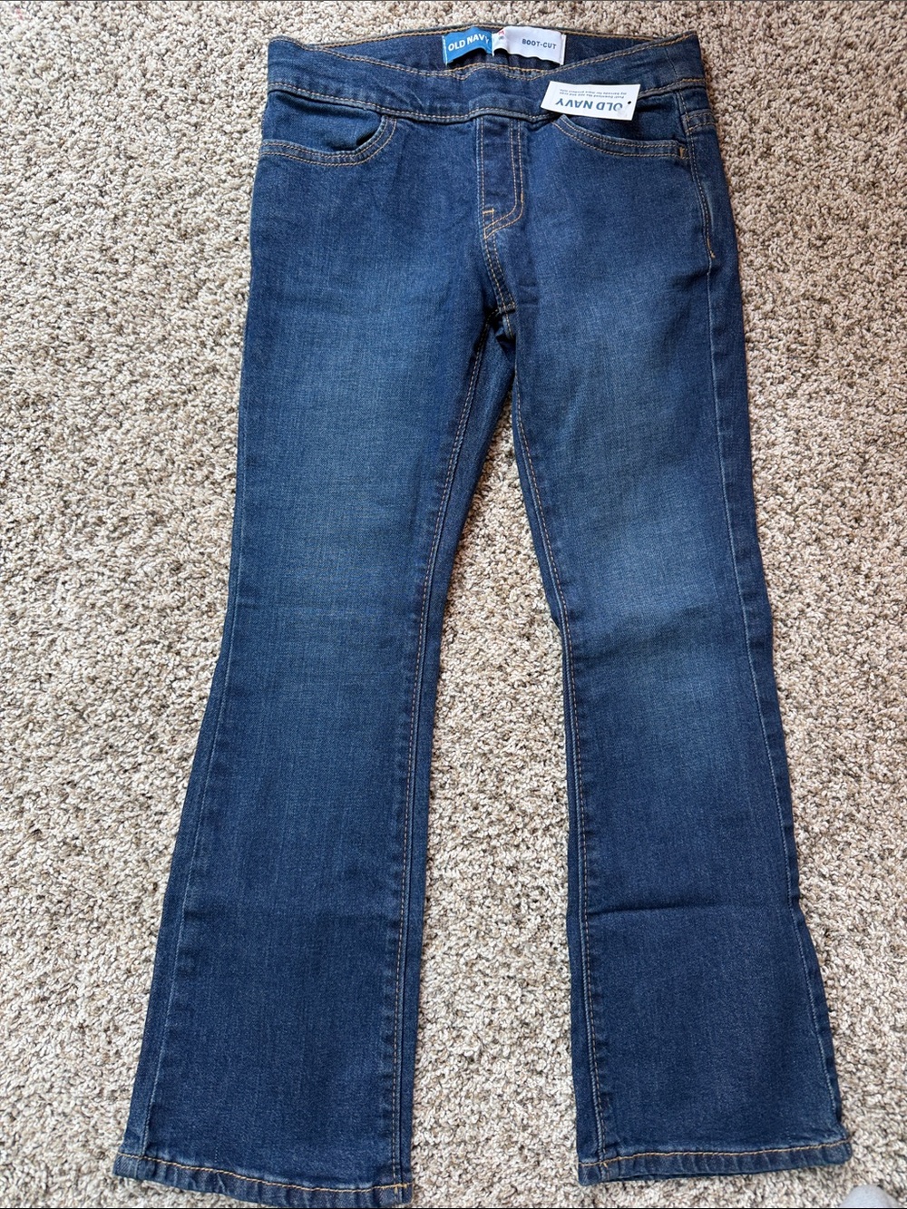 NWT Old Navy Girls size medium Blue Boot-Cut Jeans